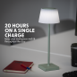 Dellonda Rechargeable Table Lamp for Home Office Restaurant RGB Colours