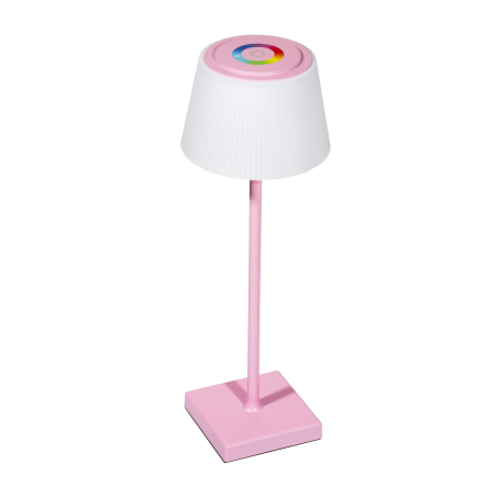 Dellonda Rechargeable Table Lamp for Home Office Restaurant RGB Colours