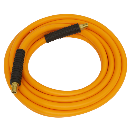 High-Visibility Hybrid Air Hose with 1/4"BSP Unions 10m x 8mm