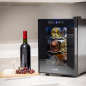 Baridi 6 Bottle Wine Cooler, Thermoelectric, 5-18°C, Touch Control