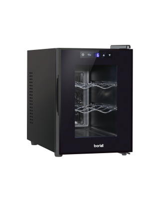 Baridi 6 Bottle Wine Cooler, Thermoelectric, 5-18°C, Touch Control