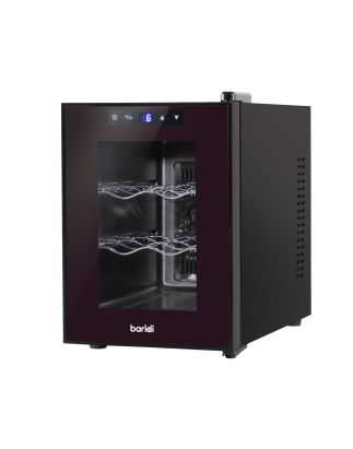 Baridi 6 Bottle Wine Cooler, Thermoelectric, 5-18°C, Touch Control