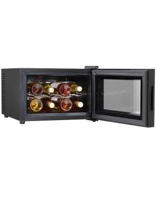 Baridi 8 Bottle Wine Cooler, Thermoelectric, 5-18°C, Touch Control