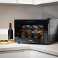 Baridi 8 Bottle Wine Cooler, Thermoelectric, 5-18°C, Touch Control