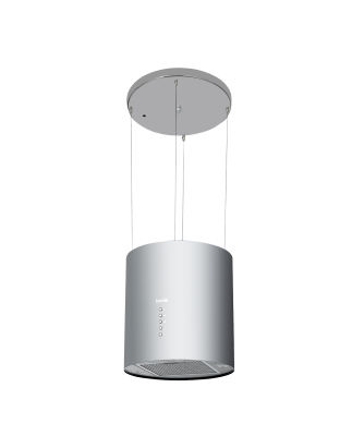 Baridi Island Cooker Hood, Pendant Style, Ø35cm, 3 Speed, Stainless Steel