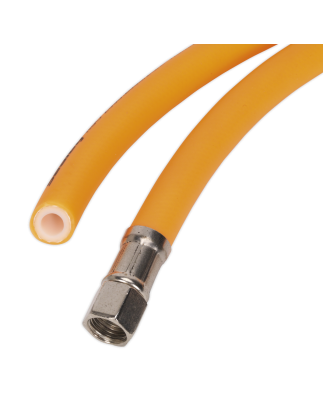 High-Visibility Hybrid Air Hose with 1/4"BSP Unions 20m x 8mm