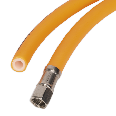 High-Visibility Hybrid Air Hose with 1/4"BSP Unions 20m x 8mm