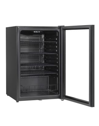 Baridi 115L Under Counter Beer, Drinks & Wine Fridge, Lock, LED Light