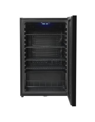 Baridi 115L Under Counter Beer, Drinks & Wine Fridge, Lock, LED Light