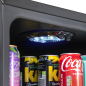 Baridi 115L Under Counter Beer, Drinks & Wine Fridge, Lock, LED Light