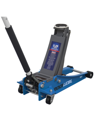 Low Profile Rocket Lift Trolley Jack 2.25 Tonne - Blue