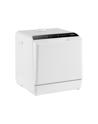 Baridi 2-4 Place Settings Mini Portable Tabletop Dishwasher, 5 Wash Functions