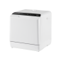 Baridi 2-4 Place Settings Mini Portable Tabletop Dishwasher, 5 Wash Functions