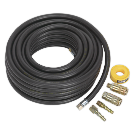 Air Hose Kit with Connectors 15m x 8mm