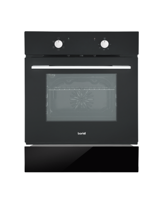 Baridi 60cm 4 Function Fan Assisted Oven & 60cm Warming Drawer Bundle, Black