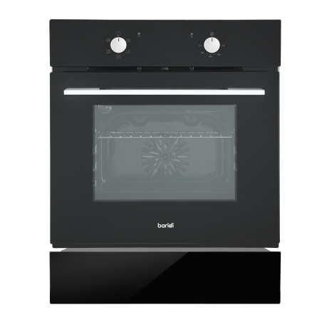 Baridi 60cm 4 Function Fan Assisted Oven & 60cm Warming Drawer Bundle, Black