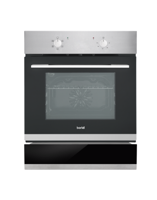 Baridi 60cm 4-Function Fan-Assisted Oven & 60cm Warming Drawer Bundle, Stainless Steel