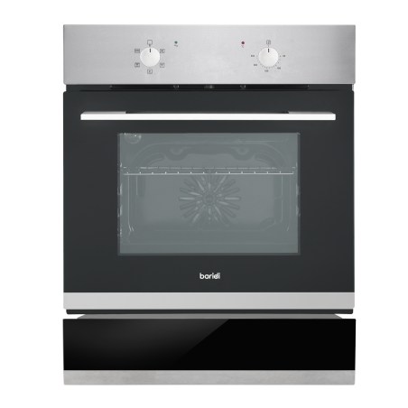 Baridi 60cm 4-Function Fan-Assisted Oven & 60cm Warming Drawer Bundle, Stainless Steel