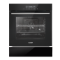 Baridi 60cm 10-Function Fan-Assisted Oven with Touchscreen Controls & 60cm Warming Drawer Bundle, Black