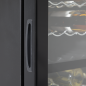 Baridi 52 Bottle Dual Zone Wine Cooler, Fridge, Touch Screen Controls, LED - Black