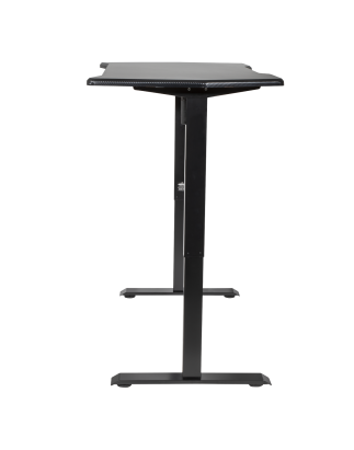 Dellonda Carbon Electric Height Adjustable Standing Desk, Quiet, 1400 x 700mm