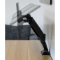 Dellonda Double Monitor Arms, 9kg Load Capacity, 10-27" Screens - Black