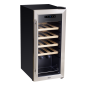 Baridi 18 Bottle Wine Fridge Cooler & Touch Control, LED Light, Stainless Steel