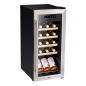 Baridi 18 Bottle Wine Fridge Cooler & Touch Control, LED Light, Stainless Steel