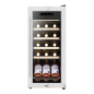 Baridi 18 Bottle Wine Fridge Cooler & Touch Control, LED Light, Stainless Steel