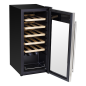 Baridi 18 Bottle Wine Fridge Cooler & Touch Control, LED Light, Stainless Steel