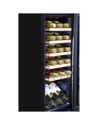 Baridi 18 Bottle Wine Fridge Cooler & Touch Control, LED Light, Stainless Steel