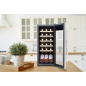 Baridi 18 Bottle Wine Fridge Cooler & Touch Control, LED Light, Stainless Steel