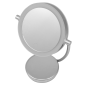 Dellonda 7.5" Double-Sided LED Vanity Mirror, Touch Dimmable, Battery Operated