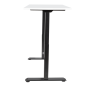 Dellonda White Electric Height Adjustable Standing Desk, 1400 x 700mm Dual Motor 100kg