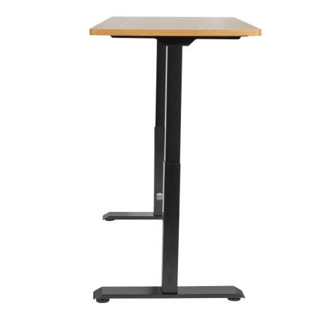 Dellonda Oak Electric Height Adjustable Standing Desk, 1400 x 700mm Dual Motor 100kg