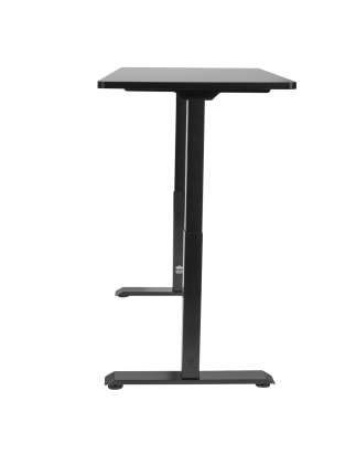 Dellonda Black Electric Height Adjustable Standing Desk, 1400 x 700mm Dual Motor 100kg