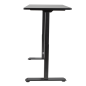 Dellonda Black Electric Height Adjustable Standing Desk, 1400 x 700mm Dual Motor 100kg