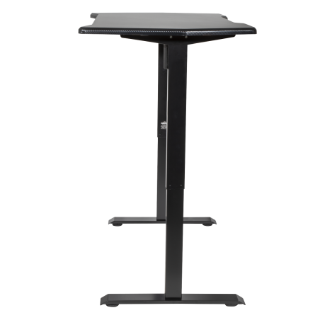 Dellonda Carbon Electric Height Adjustable Standing Desk with Memory, Quiet, 1400 x 700mm