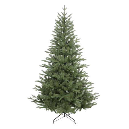 Sapin de Noël artificiel à charnière Dellonda de 150 cm avec 772 embouts de mélange PE/PVC