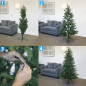 Sapin de Noël artificiel à charnière Dellonda de 150 cm avec 772 embouts de mélange PE/PVC