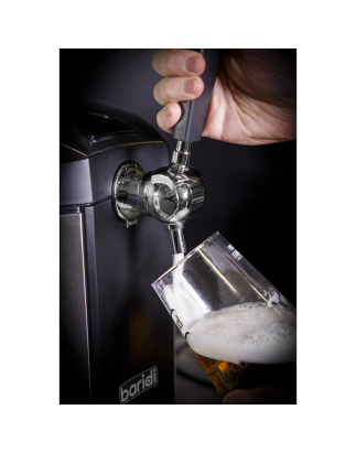 Baridi 5L Mini Fût Distributeur De Bière Robinet 4°C Refroidissement Intégré