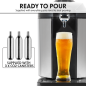 Baridi 5L Mini Fût Distributeur De Bière Robinet 4°C Refroidissement Intégré