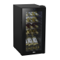 Baridi 15 Bottle Wine Cooler Fridge with Digital Touchscreen Controls & LED Light, Black