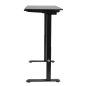 Dellonda Black Electric Adjustable Office Standing Desk, Quiet & Fast 1200x600mm