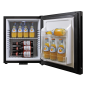 Baridi 25L Ultra Quiet Drinks & Wine Mini Cooler Fridge with LED Light, Black