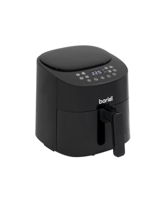 Baridi 3.5L Low Fat Air Fryer with Digital Rapid Air Oil Free Circulation System, 1300W, 8 Presets