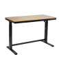 Dellonda Oak Electric Adjustable Standing Desk with USB & Drawer, 1200 x 600mm