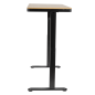 Dellonda Oak Electric Adjustable Standing Desk with USB & Drawer, 1200 x 600mm