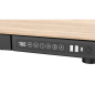 Dellonda Oak Electric Adjustable Standing Desk with USB & Drawer, 1200 x 600mm