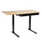 Dellonda Electric Standing Drafting Desk Ergonomic Drawing Sit/Stand Table 0-40°